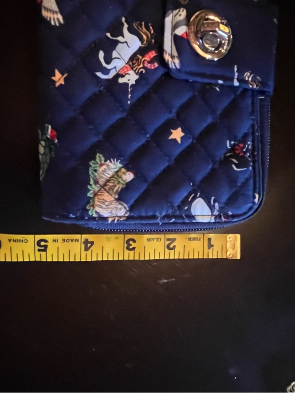Vera Bradley RFID Wallet Snow Globe Motifs Pattern NWT - Picture 5 of 5